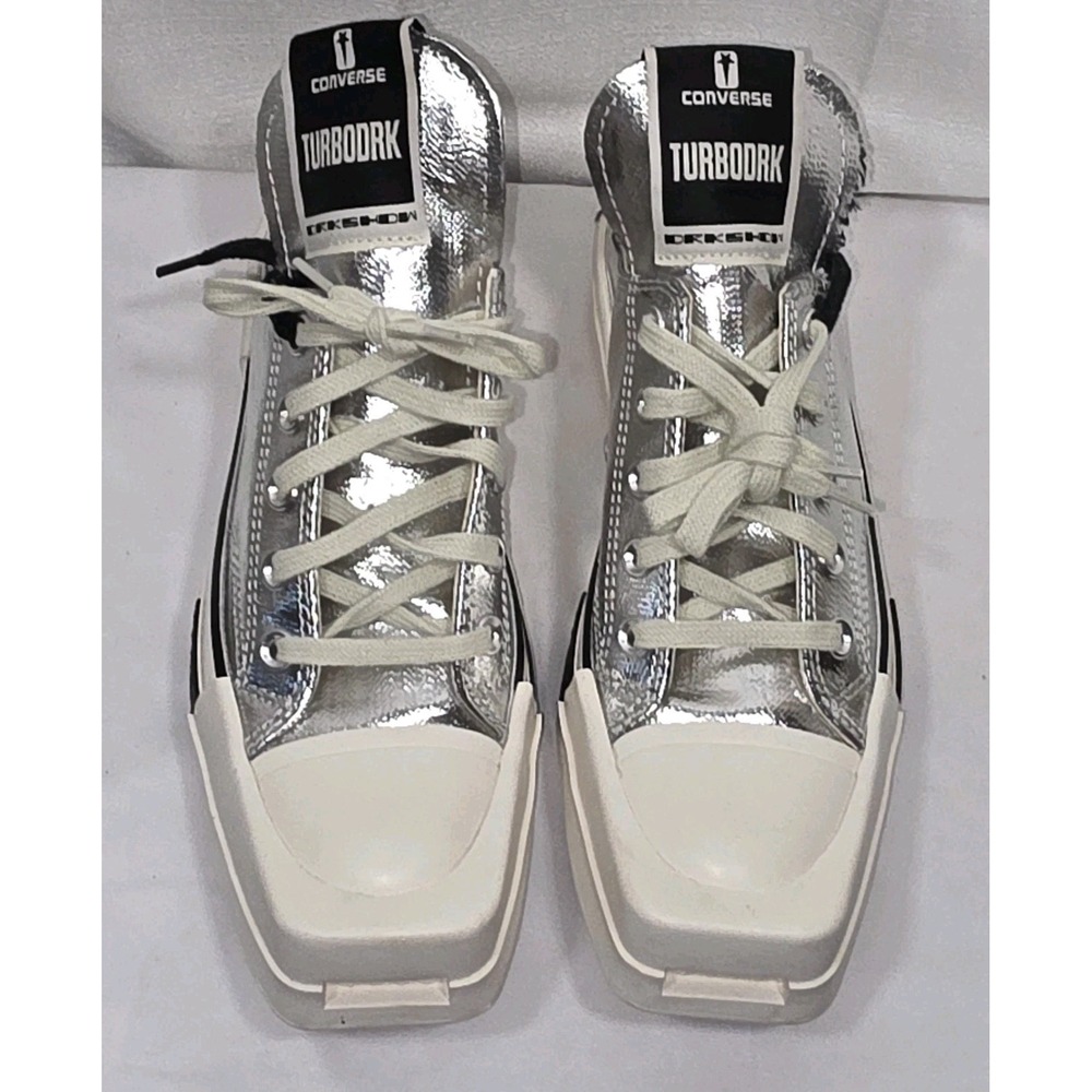 Converse Chuck 70 Low x Rick Owens Silver Lacquer Mens Size 5 Womens 7 EU 37.5